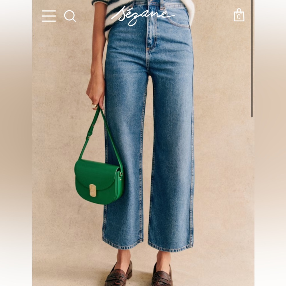 Sézane Le Crop Jeans